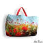 Beach Bag - "Poppies With Sky" - #9